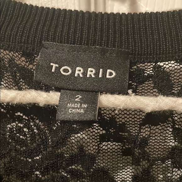New Torrid Black Lace Cardigan - Picture 3 of 4